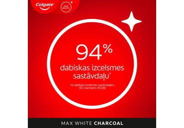 Zobu pasta COLGATE MaxWhite Charcoal 75ml - 3