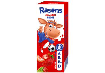 Piens RASĒNS zemeņu 1,5% 200ml