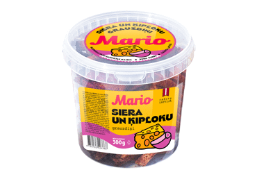 Grauzdiņi Siera un ķiploku MARIO 300g