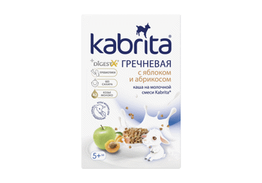 Putra KABRITA kazas piena griķu 5+ 180g
