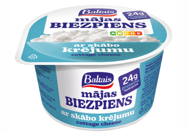 Mājas biezp.ar skābo krēj. BALTAIS 200g