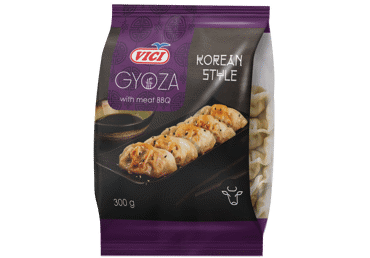 Pelmeņi ar BBQ gaļu korejiešu gaumē VICI 300g