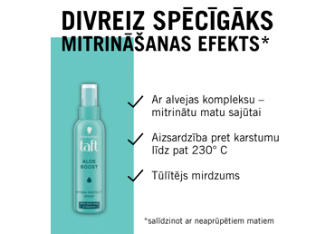 Izsmidzināms līdzeklis TAFT Aloe Boost 150ml - 2