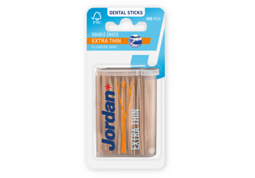 Kociņi zobu tīr.JORDAN Extra Thin 105gb