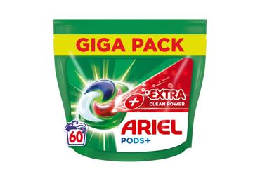 Veļas mazgāšanas kapsulas ARIEL Extra Clean 60gb