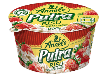 Rīsu putra ANNELE ar zemenēm 200g