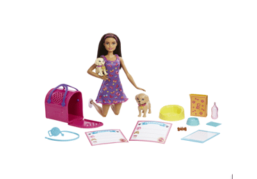 Lelle BARBIE suņu kopšanas komplekts  - 2