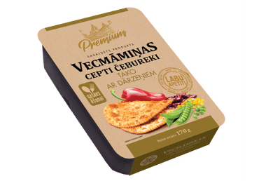 Saldēti čebureki Tako ar dārzeņiem VECMĀMIŅAS 170g