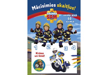 Grāmata Fireman Sam. Mācīsimies skaitļus!