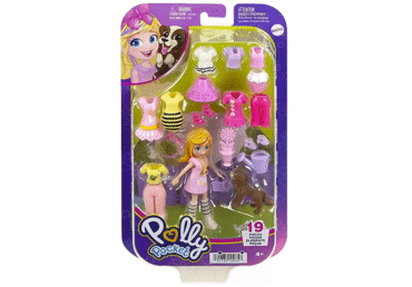 Lelle ar apģērbu komplektu POLLY POCKET