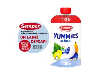 Bieziens SEMPER Yummies melleņu 12+ 120g - 1