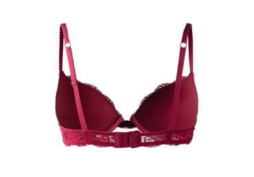 Sieviešu krūšturis FRIENDS 75C bordo - 2