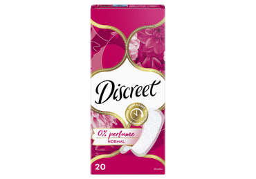 Ikdienas ieliktnīši DISCREET Normal 20gab.