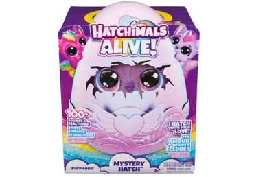 Interaktīvā rotaļlieta Alive Pufficorn HATCHIMALS - 1
