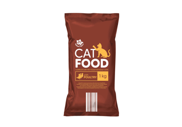 Sausā kaķu barība HAPPY TAILS tītars, pīle, vista 1kg - 2