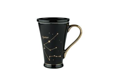 Krūze ar vāciņu AURORA Gold Zodiac 400ml
