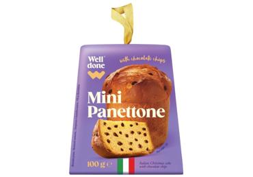 Mini panetone ar šokolādi WELL DONE 100g