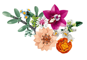 Konstruktors LEGO Rozā ziedu pušķis 10342 - 2