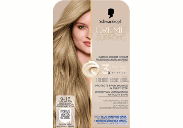 Matu krāsa SCHWARZKOPF CREME SUPREME 9-16