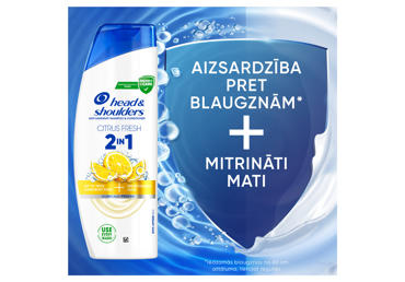 Šampūns Head&Shoulders Citrus Fresh 2in1 330ml - 2