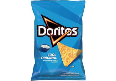 Kukurūzas čipši skābais krējums DORITOS 90g
