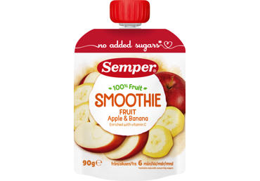 Smūtijs SEMPER ābolu banānu 6+ 90g