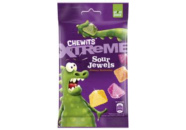 Želejkonfektes Jewels Sour CHEWITS 125g