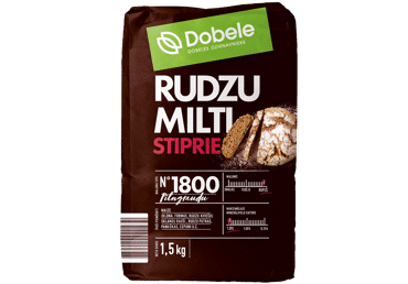 Rudzu milti DOBELE Stiprie 1,5kg