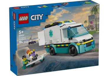 Konstruktors LEGO Ātrās palīdzības auto 60451
