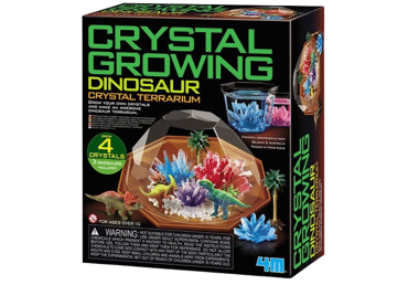 Rotaļlieta Dinozaurs kristāla terārijā 4M