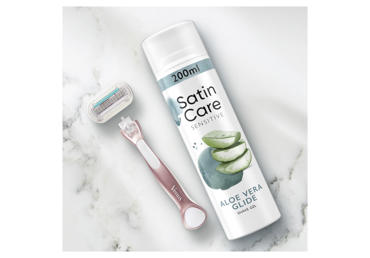 Skūšanās želeja GILLETTE SATIN CARE Aloe 200ml - 2