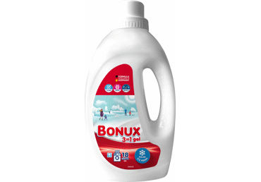 Veļas mazgājamais līdzeklis BONUX Ice Fresh 18m.r.900ml