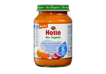 BIO biezenis dārzeņi ar liellopa gaļu HOLLE190g