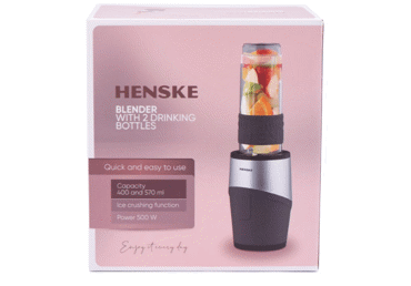 Blenderis ar 2 pudelītēm HENSKE TB12P