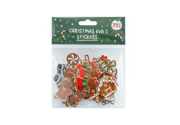 Ziemassvētku uzlīmes 35gab. - 1