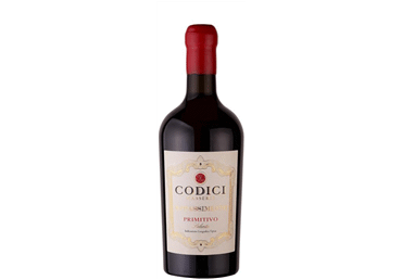 Vīns CODICI PRIMITIVO SALENTO APPASSIMENTO 14,5%0,75L