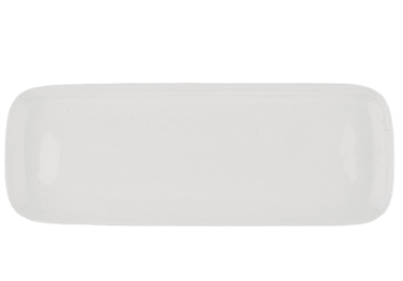 Šķīvis taisnstūrveida AURORA White 29cm