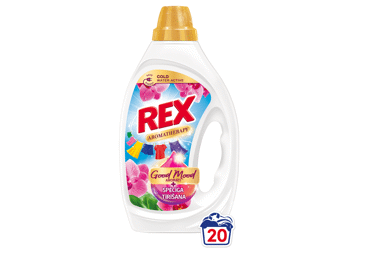 Veļas mazgājamais līdzeklis REX Orchid Color 20m.r.900ml