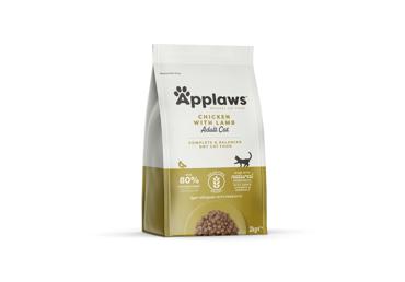 Sausā kaķu barība ar vistas-jēra gaļu APPLAWS 2kg