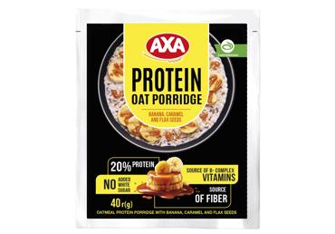 Proteīna auzu putra banānu karameļu AXA 40g