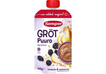 Biezenis SEMPER garudu-bumbieru-plūmju 6+ 120g