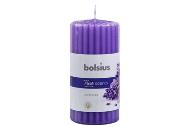 Arom. svece cilindr. Lavender 6x12cm