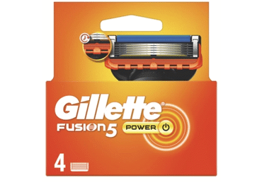 Skūš.kasetes GILLETTE FUSION POWER 4gab. - 1