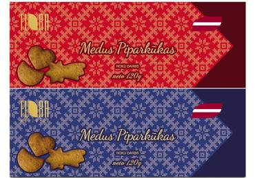 Medus piparkūkas Cimdiņš FLORA 120g