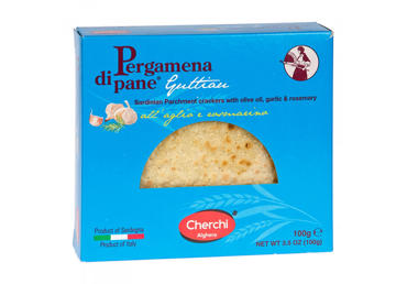 Plānās sausmaizītes ar ķiplokiem un rozmarīnu CHERCHI 100g