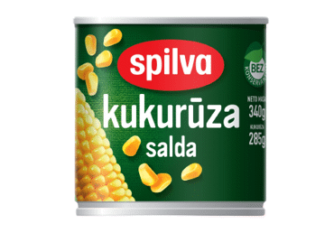 Kukurūza SPILVA saldā 340g
