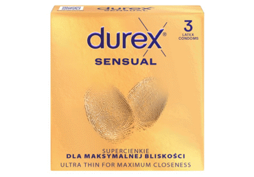 Prezervatīvi DUREX Sensual 3gab.