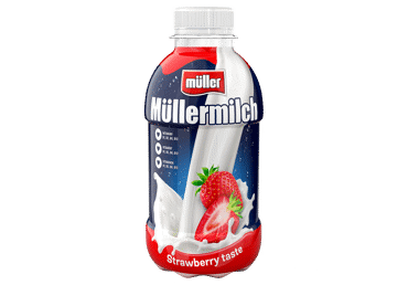 Piena dzēriens MULLERMILCH ar zemenēm 400g