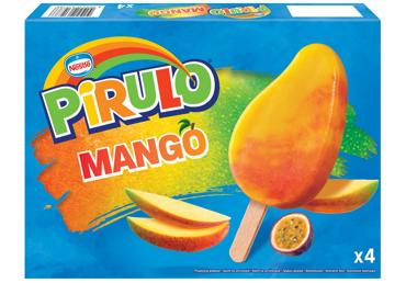 Saldējums mango-pasifloras PIRULO 4x65g