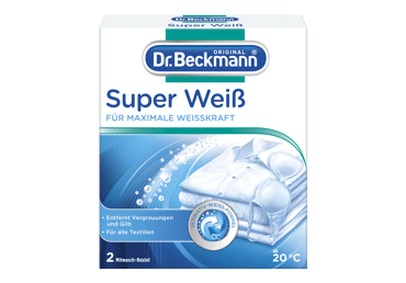 Veļ. balinātājs DR.BECKMANN White 2x40g